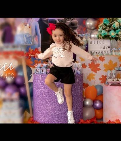 Aniversário de Alice 4 anos