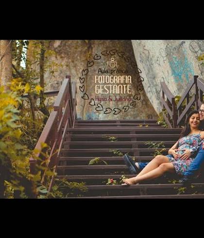 AULAS de Aula Prática Fotografia Gestante | Hysa e Juliano
