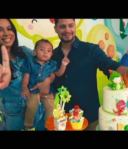 Festa Infantil de Noah 1 ano - Dinossauros