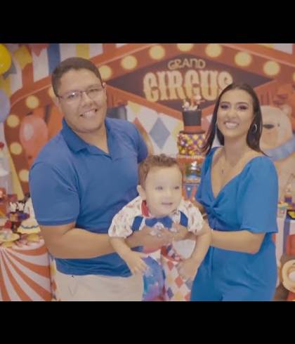 Festa Infantil de Jean Guilherme 1 ano - Circo