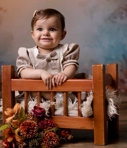 Ensaio Infantil Studio de Maria Eduarda, 9 meses