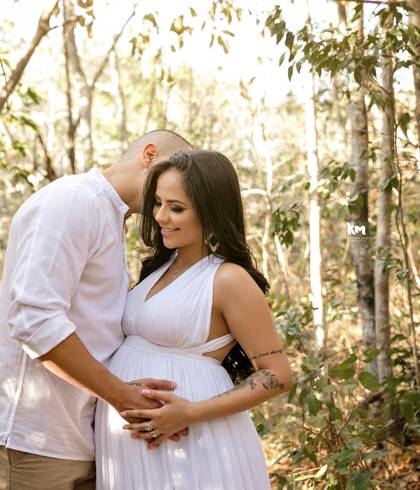 Ensaio GraviLinda Classic Externo de Luana esperando Henrique 