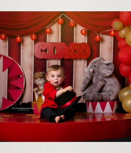 Ensaio Infantil Studio de Circo 