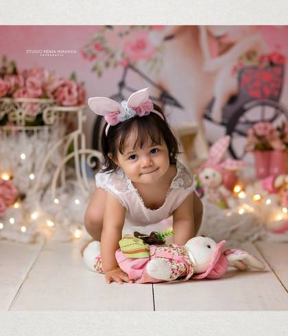 Ensaio Infantil Studio de Páscoa 2020