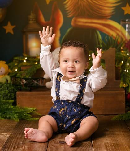 Ensaio Smash The Cake Studio e Externo de João Miguel 1 aninho 