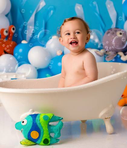 Ensaio Smash The Cake Studio e Externo de Joaquim 1 aninho 