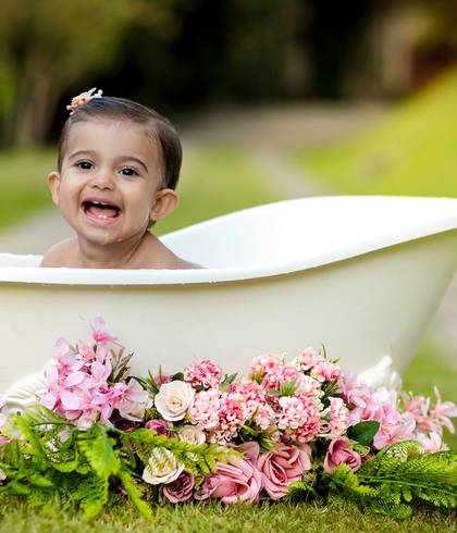 Ensaio Smash The Cake Studio e Externo de Beatriz 1 aninho 