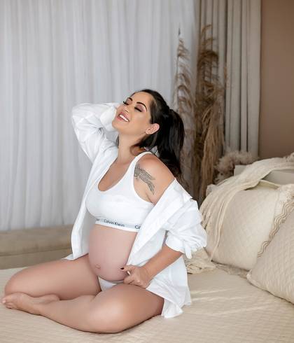 Ensaio Newborn de Graciela esperando Francisco