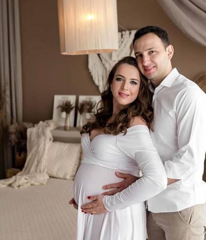 Gravilinda Elegance de Lorena esperando Miguel