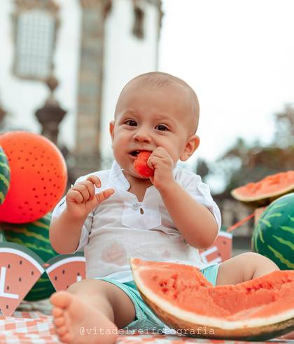 Ensaio Infantil de Smash The Fruit do Felipe