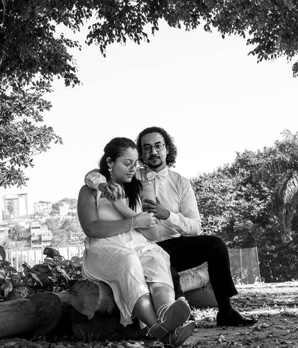 Celebrações de Nathan & Rebecca: união de fé e afeto — casamento civil e ensaio em São Paulo