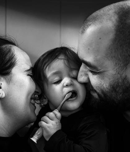 Família de Nina, a manhã e muitos amores