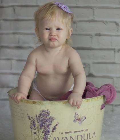 Bebês de Ensaio Liz 9 meses