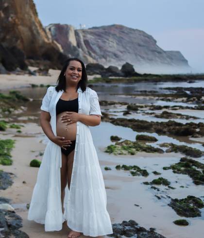 Gestante de Bruna a Espera do Valentin