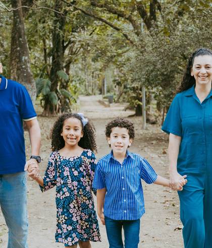 Família de Wagner e Gabriela