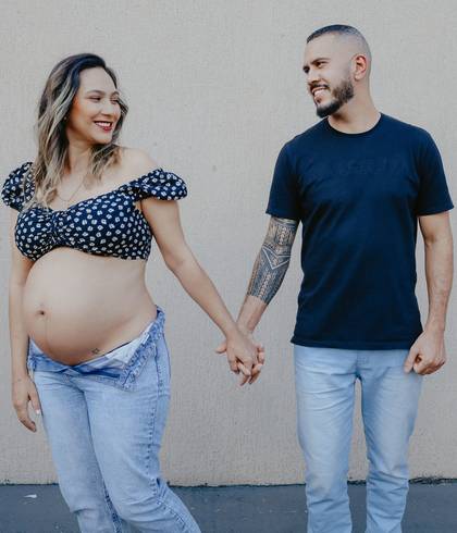 Gestante de Natália e Caio