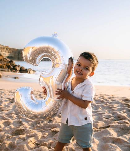 Sessão Infantil de Valentin 3 anos