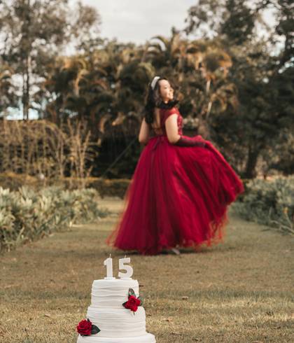 15 anos  de Ensaio 15 anos Gabi 