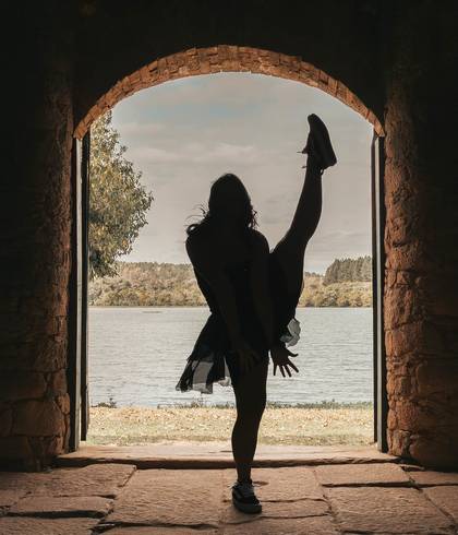 15 anos  de Ritmo em Cena – Ensaio da Júlia