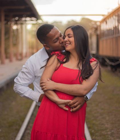 Pré Wedding of Ensaio Pré Wedding - Cris e Charles- Estação Ferroviária