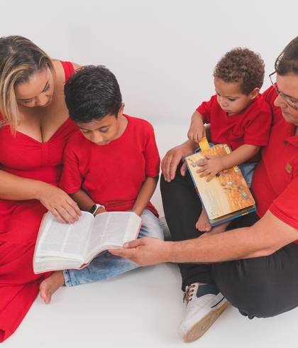 Ensaios de Claudia em Familia