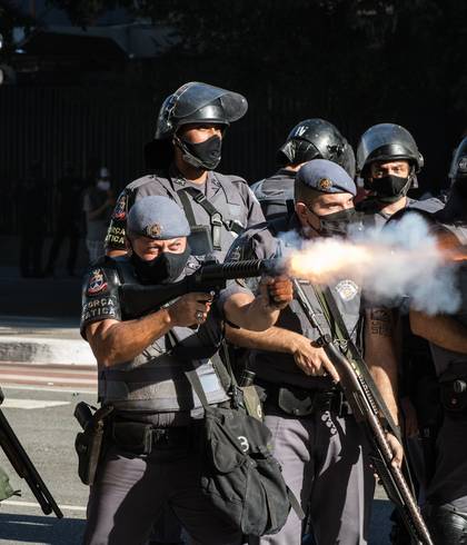 Fotojornalismo of Protesto na Av Paulista em  2020