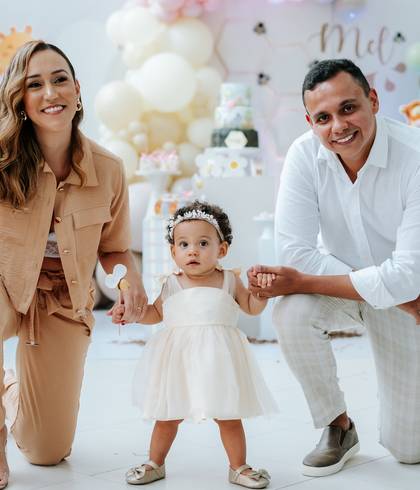 Hora da Festa de 1 ano - Mel