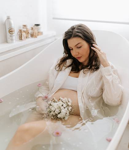 Gestante de A espera por Bianca