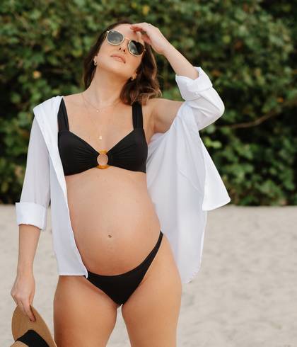 Gestante de A espera por Maria Julia