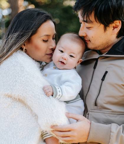 Bebê & Família de 3 meses do Eduardo