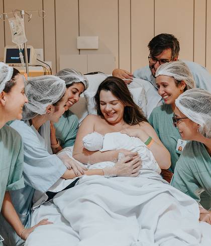 Parto de Boas vindas Maria Luísa