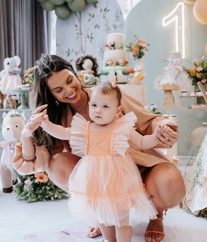 Hora da Festa de 1 ano da Maya