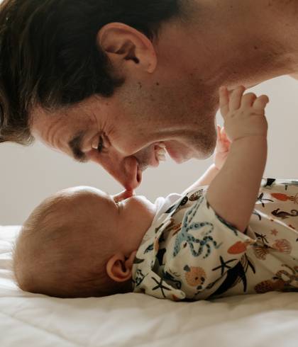 Bebê & Família de 4 meses do Henrique