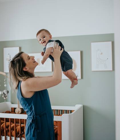 Bebê & Família de 6 meses do Joaquim