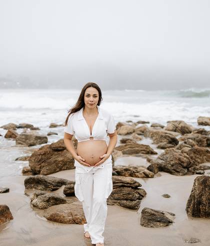 Gestante de A espera por Savanna