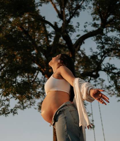 Gestante de Talita e Danilo