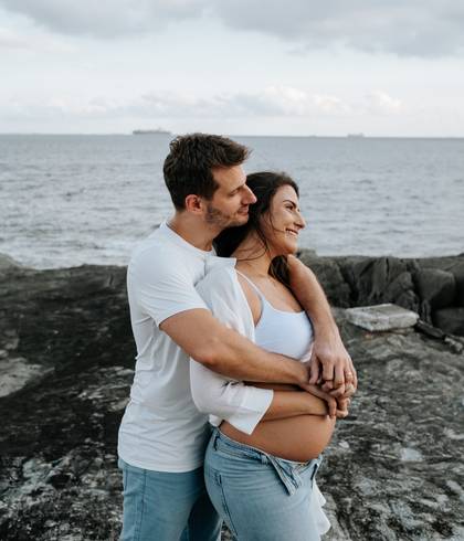 Gestante de A espera por Gustavo