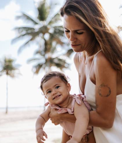 Bebê & Família de 1 ano da Cecília