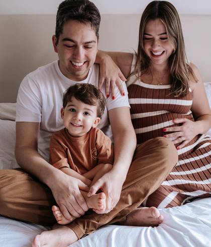 Gestante de A espera da Helena