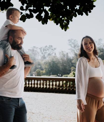 Gestante de A espera do novo bebê da família