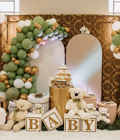 Gestante de Chá de Boas Vindas Gabriel