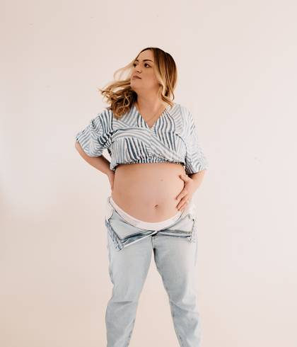 Gestante de Doce Espera Pelo Gabriel 