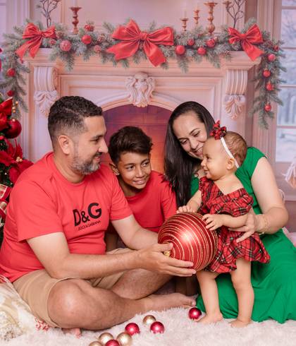 NATAL 2024 de Ensaio Natal Leile Mara e Família 