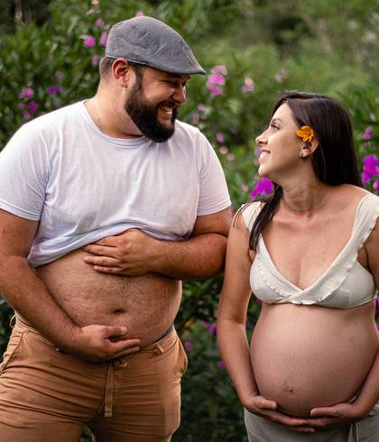 Ensaio Gestante de DOCE ESPERA DE MARIA FLOR