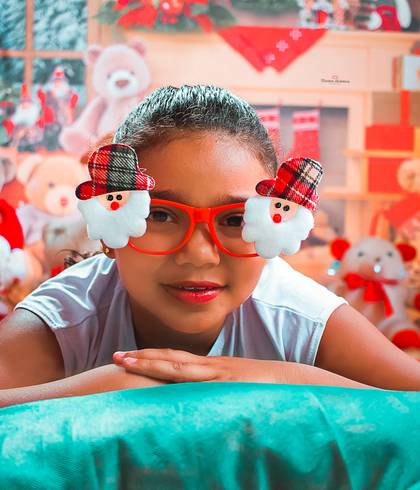 Mini ensaio de Natal de A magia do Natal 