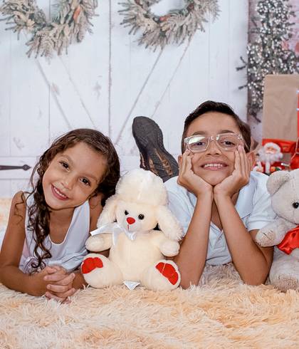 Ensaio de Natal Família  de  Natal é pura magia...