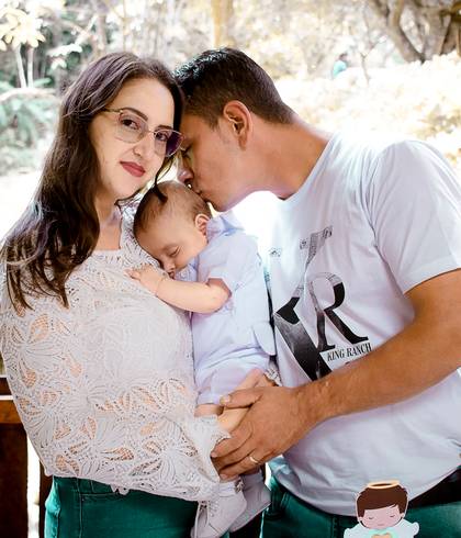 Batismo de Anjos por vezes, vem disfarçados de filhos....