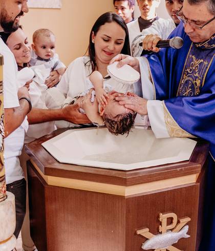Família de Batizado Miguel