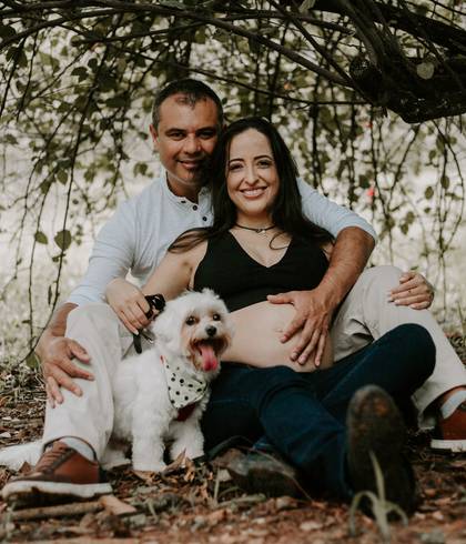 Gestante de  Emanuelly e Renato