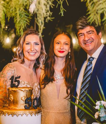 15 anos de Aniversário 15 anos Beatrice e 50 anos Ricardo 